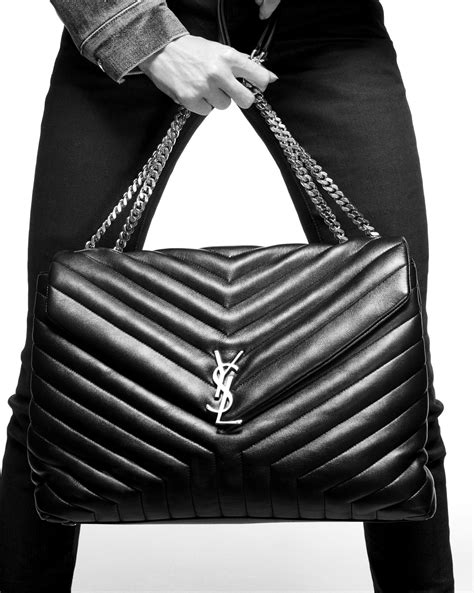 borse yves saint laurent mod.lou lou i|ysl large loulou bag.